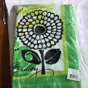 Vera Bradley beach towel new in bag and NWT